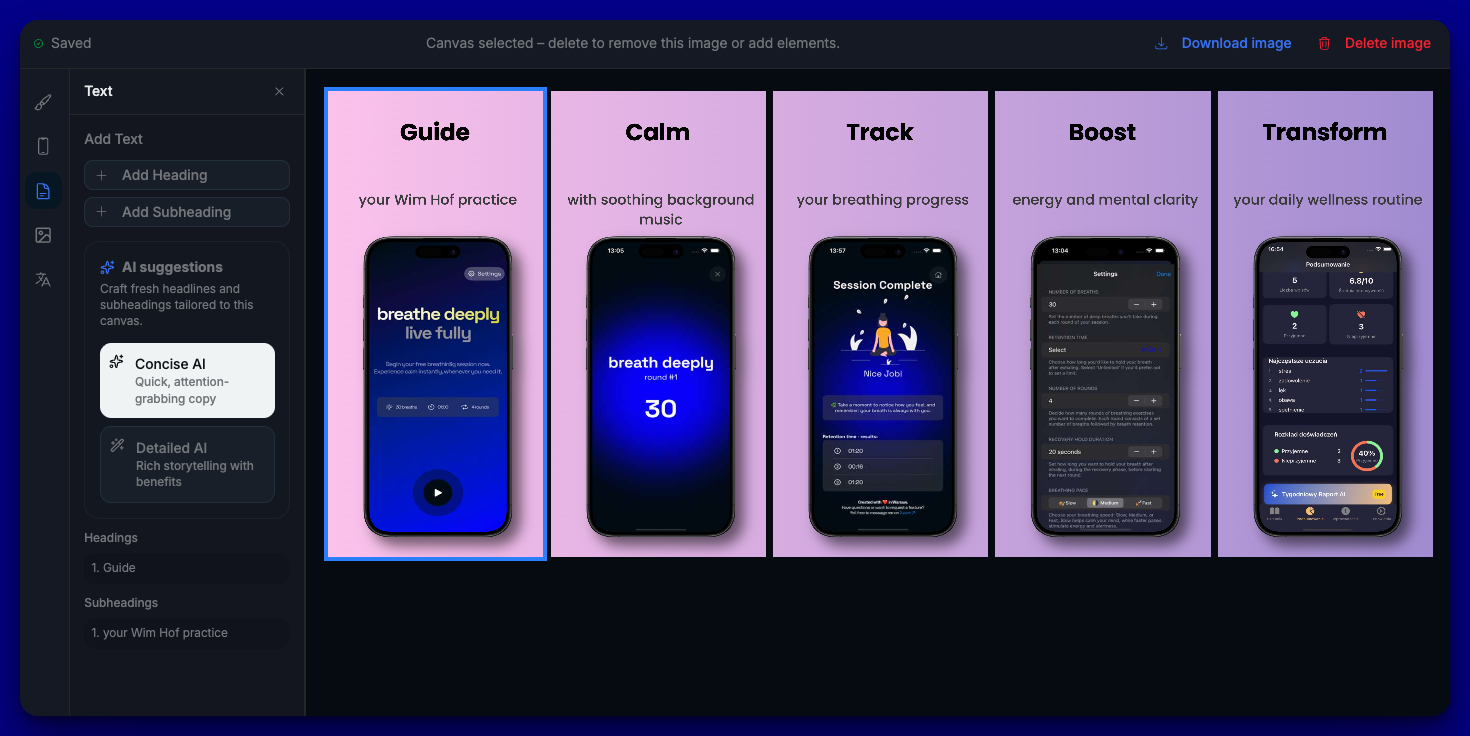 Visual studio editor